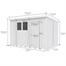 Flat Pack Pent Wooden Garden Shed Direct Dispatch Alternative Image