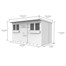 Flat Pack Pent Wooden Summer Garden Shed Direct Dispatch Alternative Image