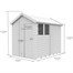 Flat Pack Apex Wooden Garden Shed Direct Dispatch Alternative Image