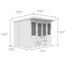 Flat Pack Pent Wooden Summer Garden House Direct Dispatch Alternative Image