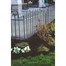Panacea Triple Arch Finial Fence Section - Black (87500) Alternative Image
