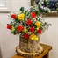 Bright Rose and Freesia Hand Tied Floral Bouquet Alternative Image