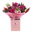 Cerise Lily & Gerbera Hand Tied Floral Bouquet Alternative Image