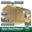 Flat Pack Apex Wooden Garden Shed Direct Dispatch Alternative Image