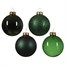 Kaemingk 42 Glass Christmas Tree Hanging Baubles - Pine Green (9149258) Alternative Image