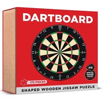 Coach House Dartboard Wooden Shaped 170 Piece Jigsaw (CHP0556)