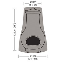 Garland Large Chimenea Garden Cover Black (W1340)