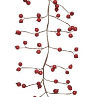 Kaemingk 1.3m Red Berry Christmas Garland (621037)