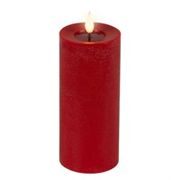 Kaemingk 20cm LED Wax Candle Light Up Christmas Decoration - Red (480505)