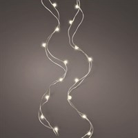 Kaemingk 40 Micro LED Battery Operated Christmas String Lights Warm White (481755)