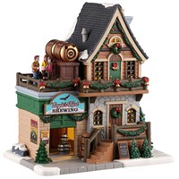 Lemax Eagle's Nest Brewing LED Christmas Building with Adaptor (65534-UK)