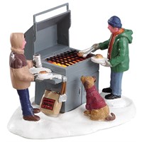 Lemax Grillin' & Chillin' Battery Operated Christmas Figurine (04234)