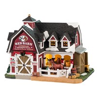 Lemax Red Barn Veterinary Hospital LED Christmas Building with Adaptor (45240-UK)