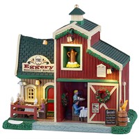 Lemax The Eggery Breakfast Bistro LED Christmas Building with Adaptor (55316-UK)