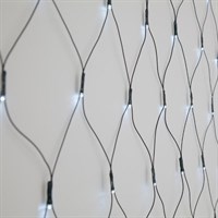 Noma 240 Fit & Forget White LED Net Battery Christmas Lights (6826184)