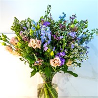 Pastel Meadow Hand Tied Bouquet - Luxury