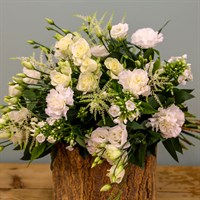 White Hand Tied Bouquet - Classic
