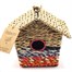 Jardinopia Fairtrade Bird House Square Roof (BBJUTE0001)