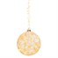 Kaemingk 19cm Clear Bauble LED Light Up Hanging Christmas Ornament (9480033)