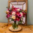 Lily, Gypsophila and Germini Hand Tied Floral Bouquet
